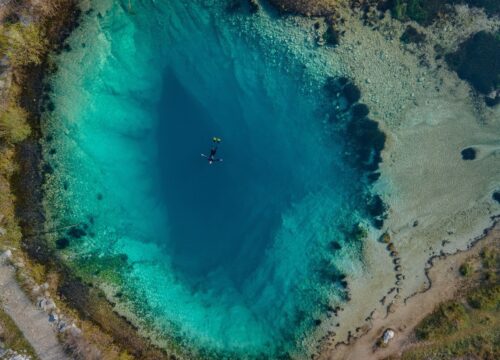 Blue Hole în Abu Galum + Valley